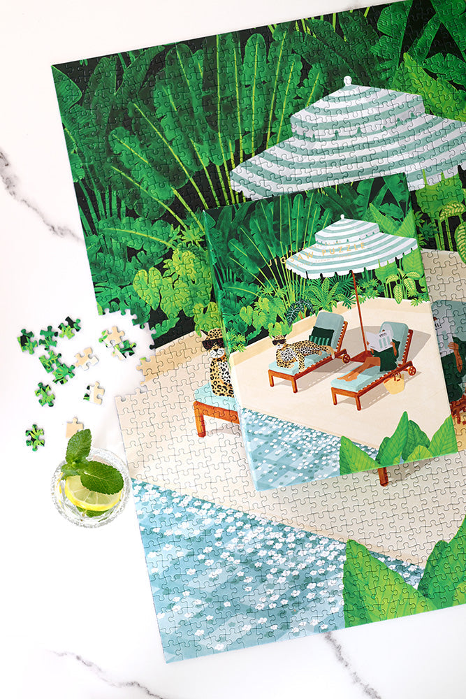 Summer Pool - Puzzle 1000 pieces