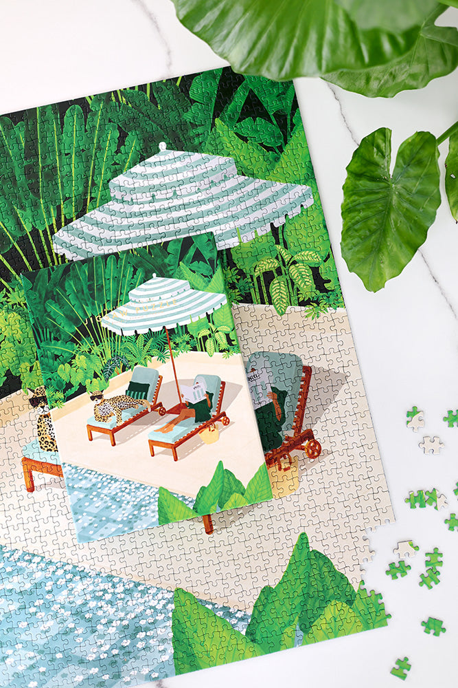Summer Pool - Puzzle 1000 pieces