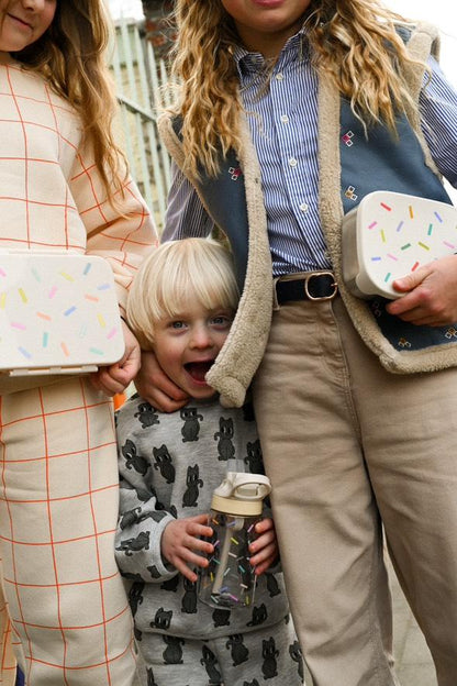 Confetti Stainless Steel Lunch Box with Removable Compartments