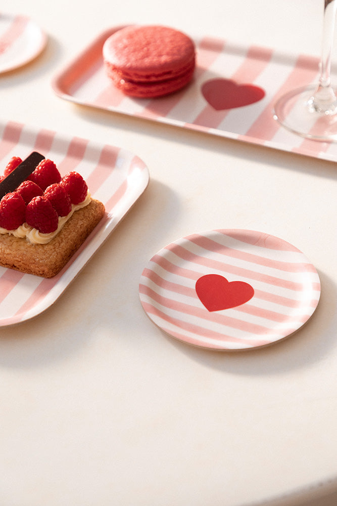 Pink stripes – Coaster