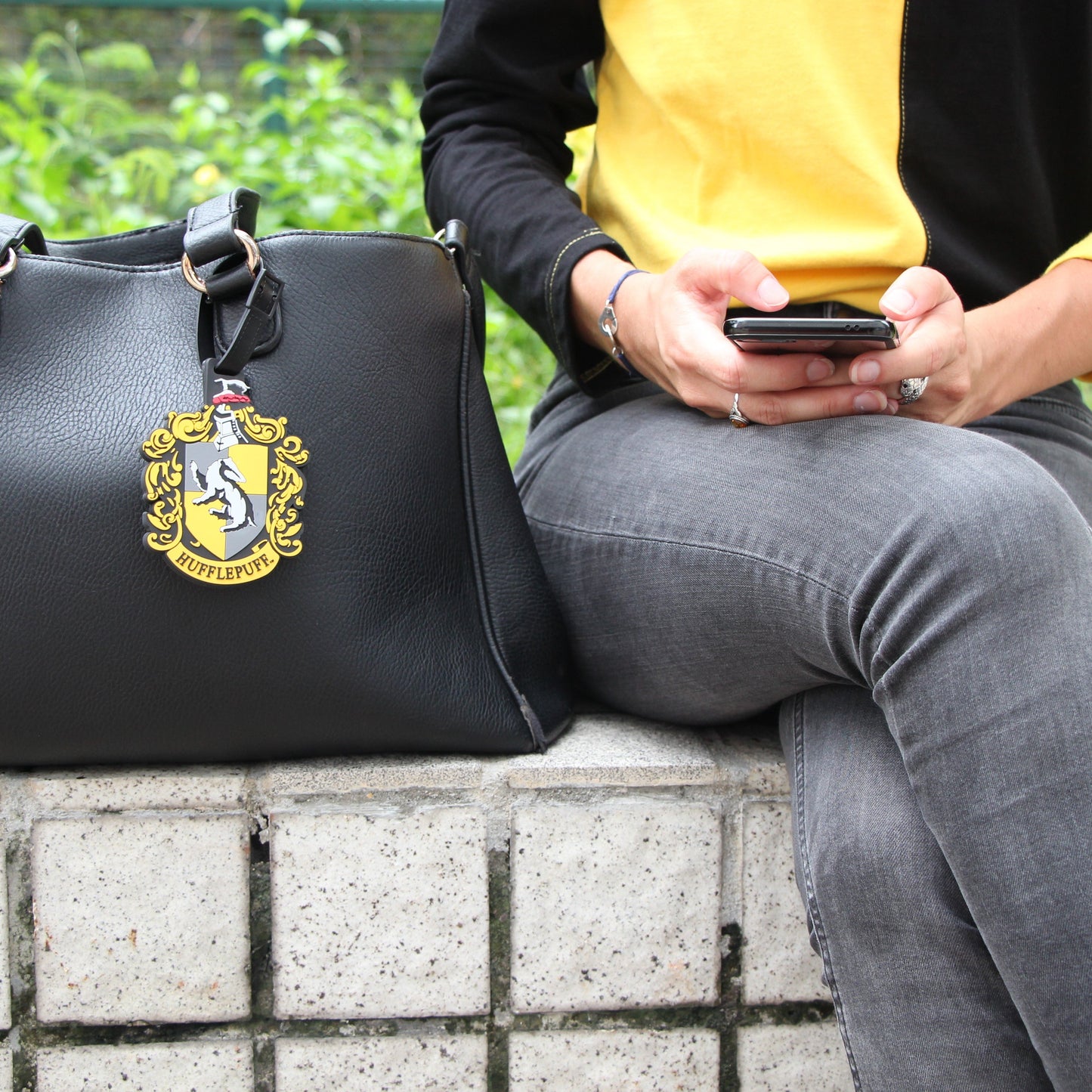 *Hufflepuff luggage tag