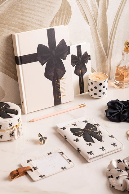 Black Bow - Hardcover notebook A5