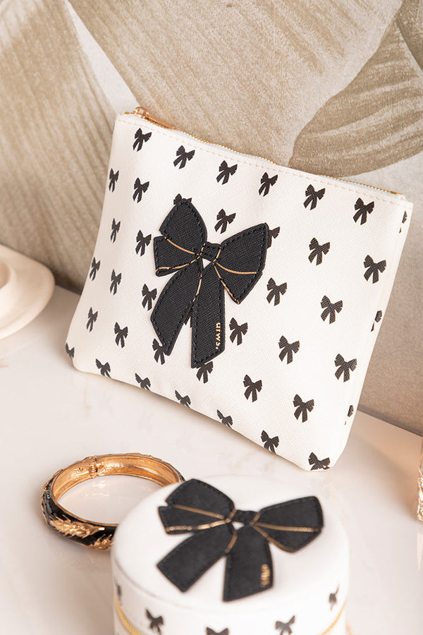 Black Bow - Pouch Bag