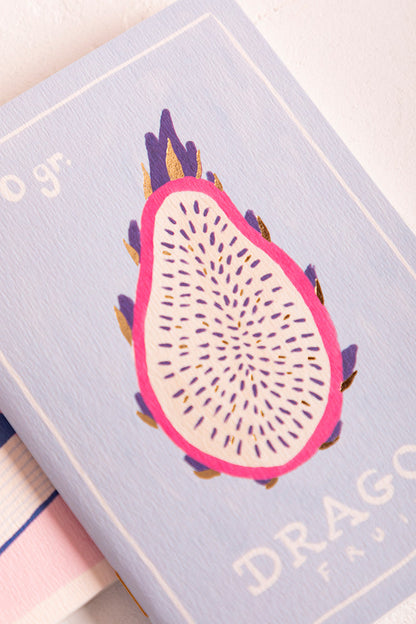 Duo Books Dragon Fruit - A6 Pocket Notebook DUO