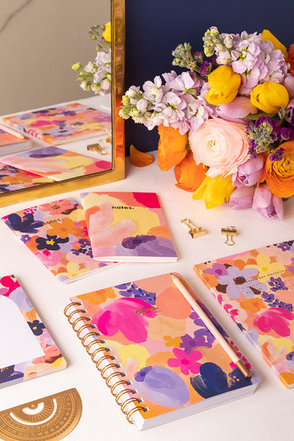 Duo Flower Garden - A6 Pocket Notebook