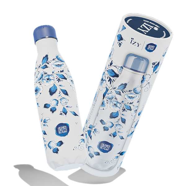 IZY Bottle - Delft Blue - Blossom - 500ml