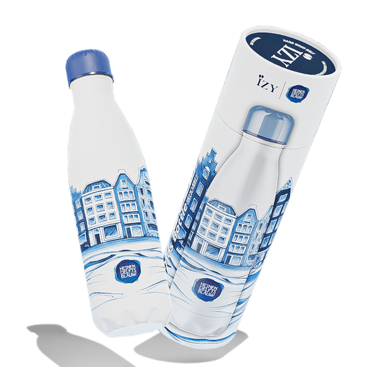 IZY Bottle - Delft Blue - Plateel - 500ml