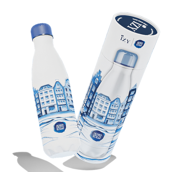 IZY Bottle - Delft Blue - Plateel - 500ml