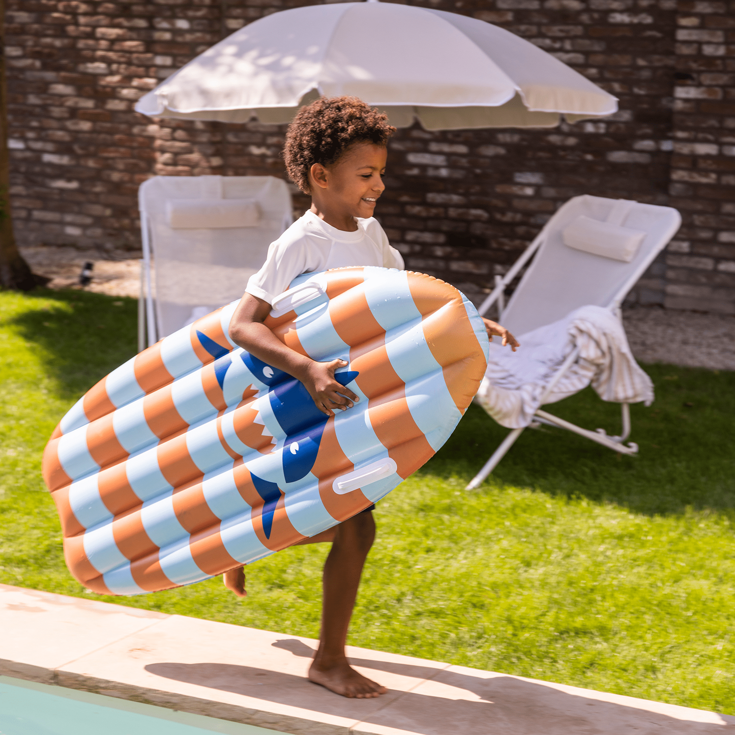 Inflatable Surfboard - Multicolor - Tropic Shark