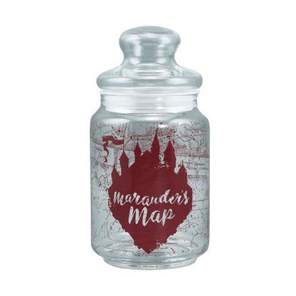 Pot à bonbons en verre Harry Potter - Carte du Maraudeur 750 ml