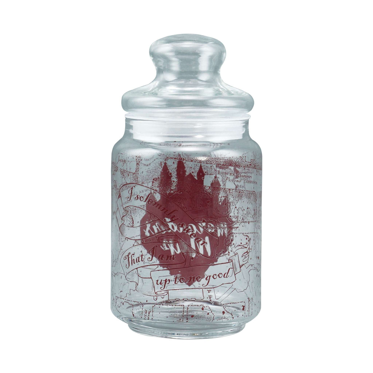 Pot à bonbons en verre Harry Potter - Carte du Maraudeur 750 ml