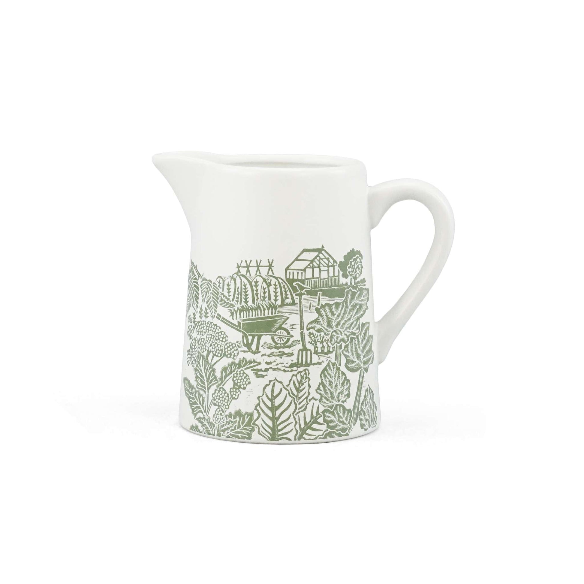 Pichet céramique Woodland - Acorns & Thistles vert