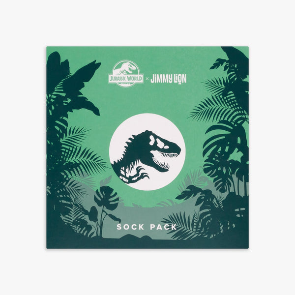 Jurassic World 4-Pack Socks Box
