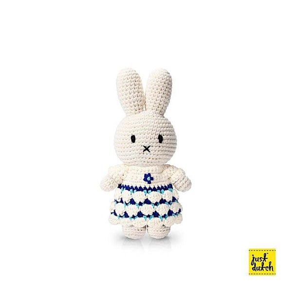 Peluche en Crochet Lapin Miffy - Bleu de Delft