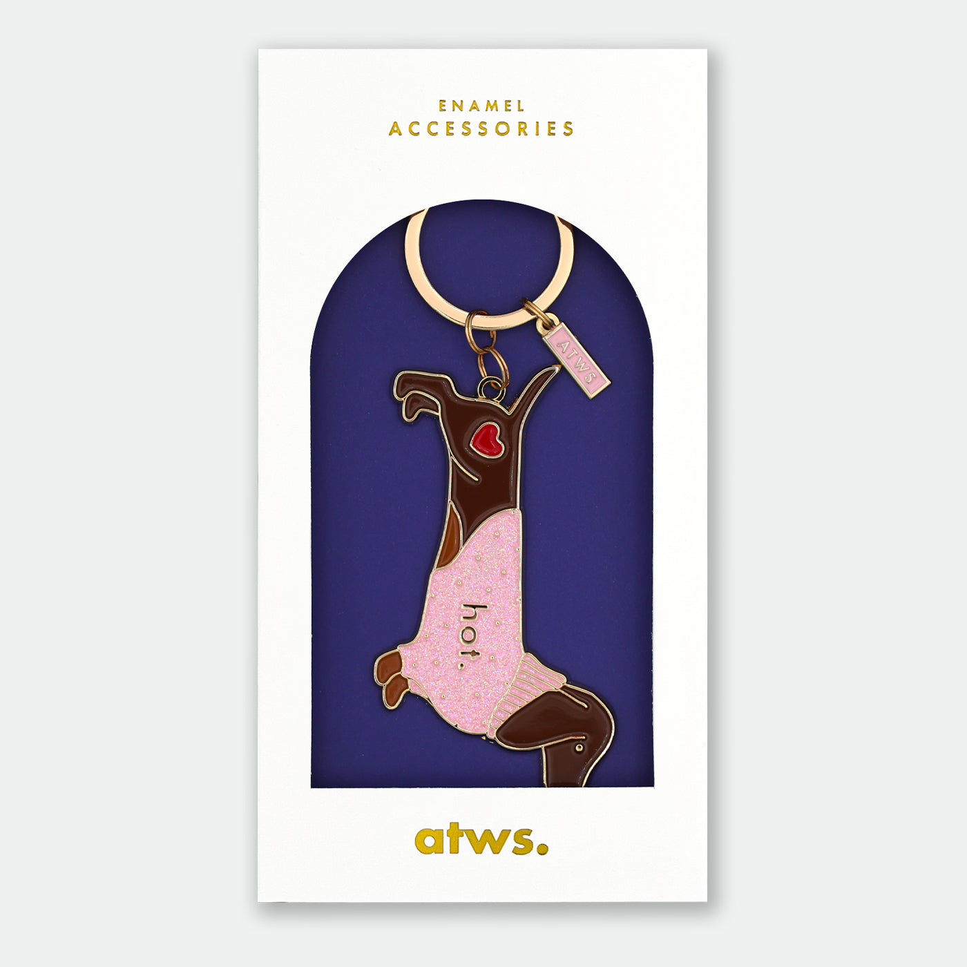 Hot Dachshund - Keychain