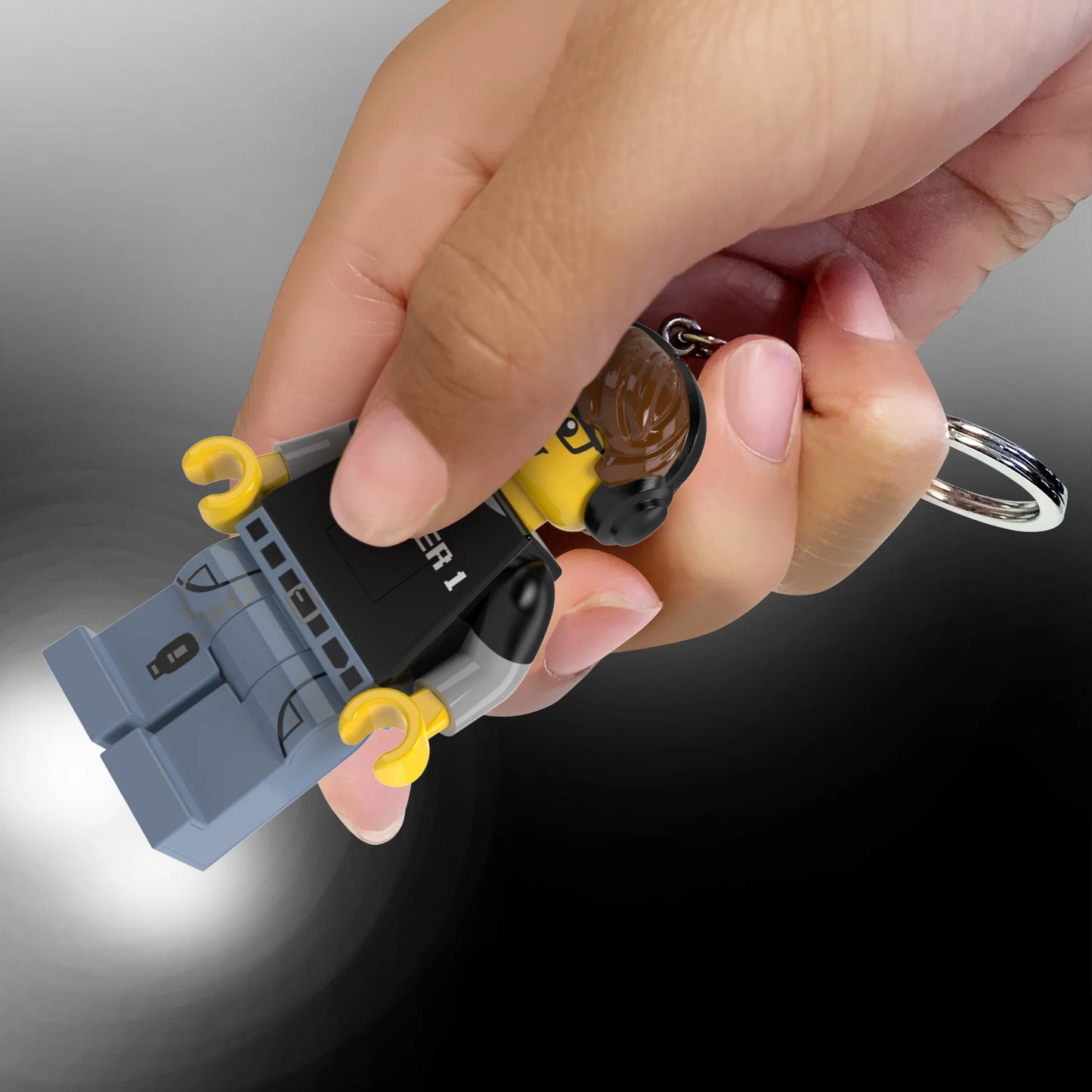 Porte-clés lumineux LEGO - Gamer - produit Joy Toy