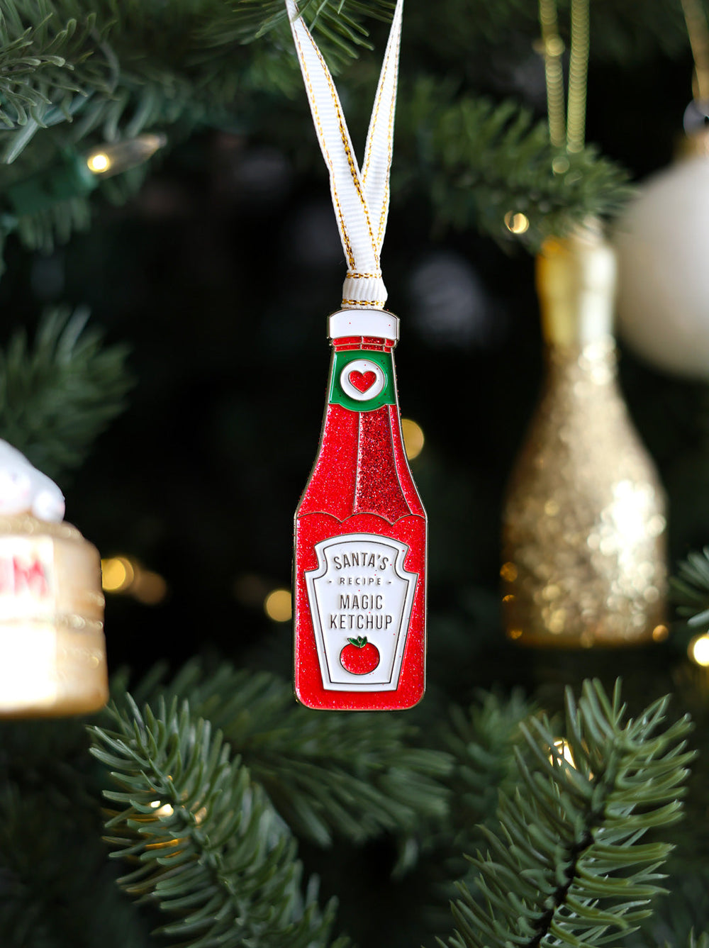Santa’s Ketchup - Christmas Ornament
