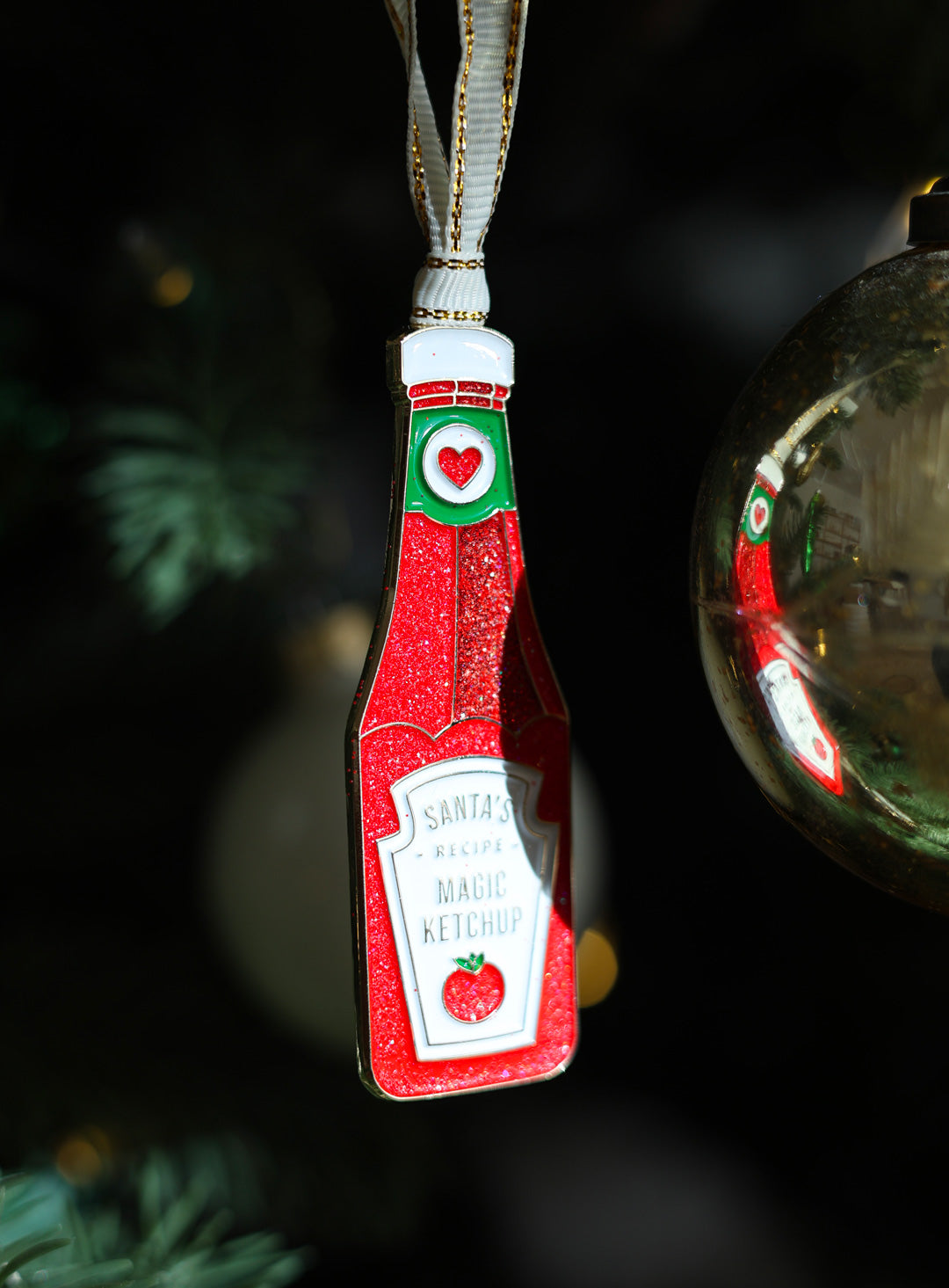 Santa’s Ketchup - Christmas ornament