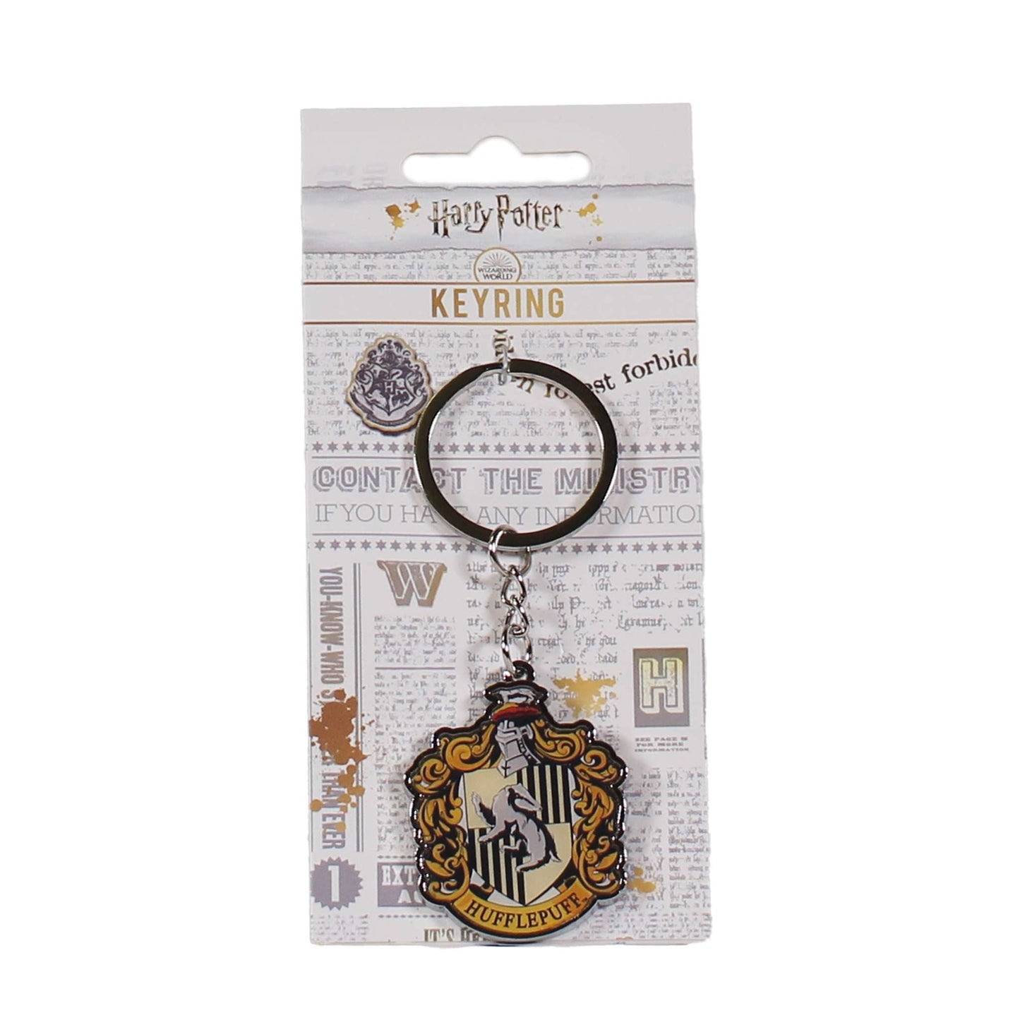 Porte-clés Harry Potter - Blason Poufsouffle