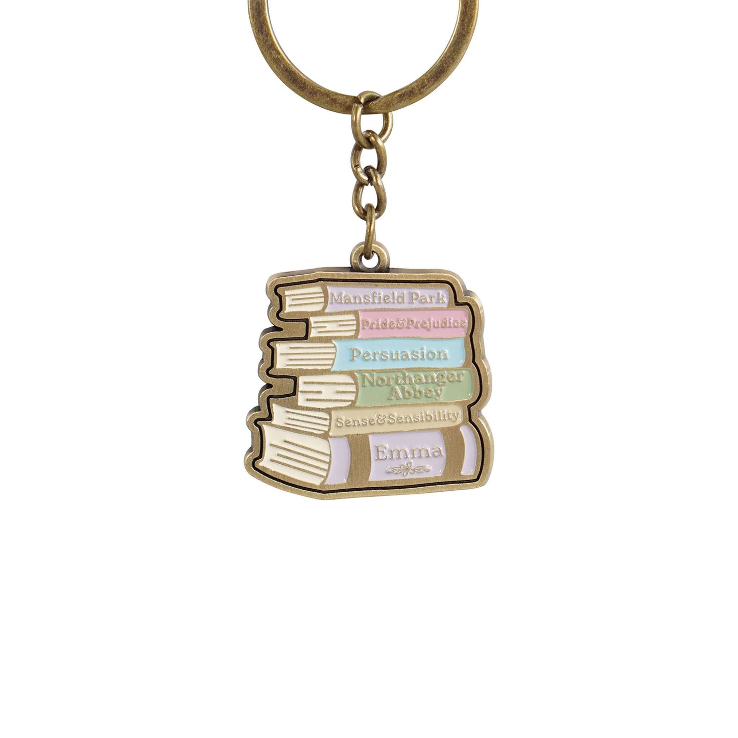 Porte-clés Jane Austen - Pile de livres
