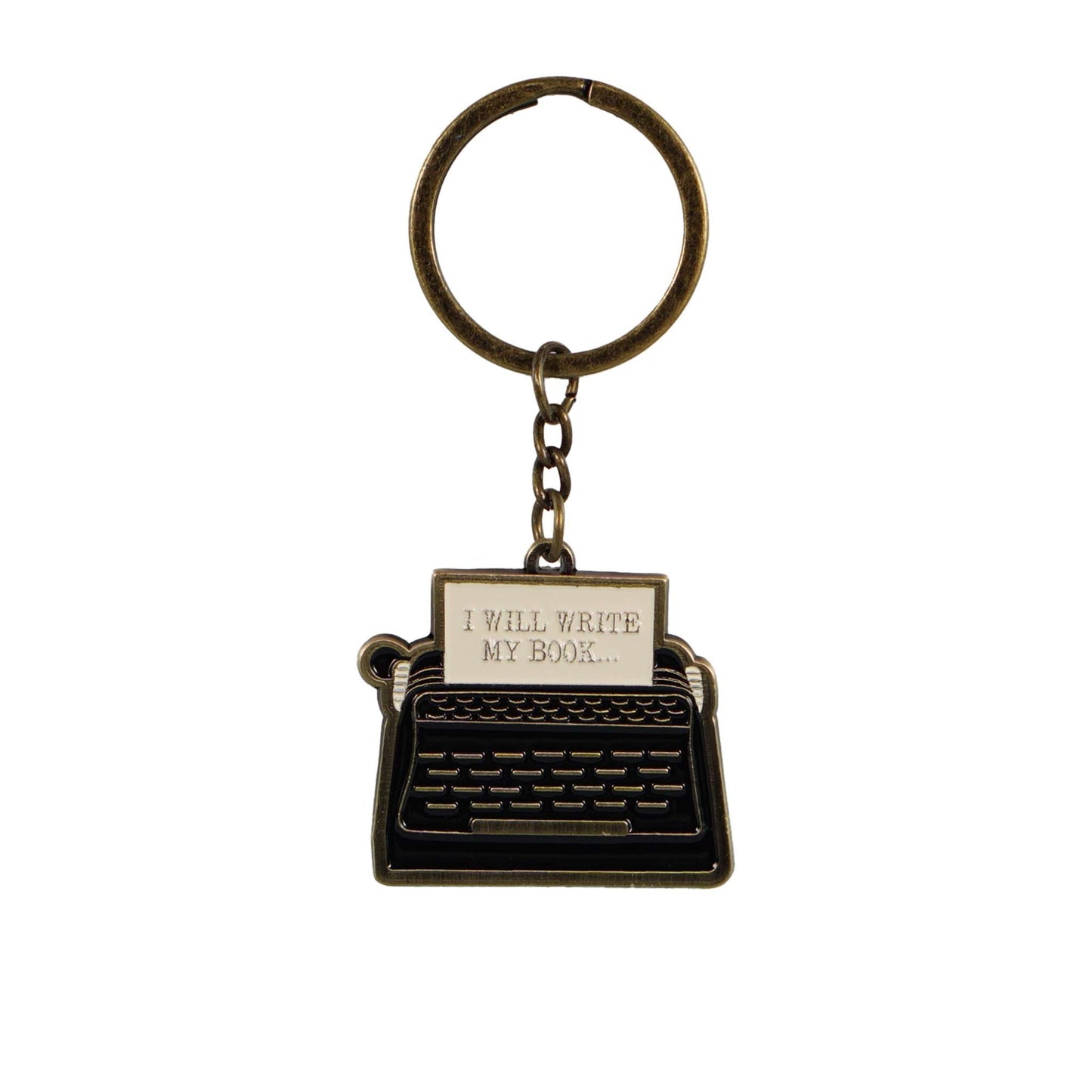 Porte-clés Pulteney Press J'écrirai
