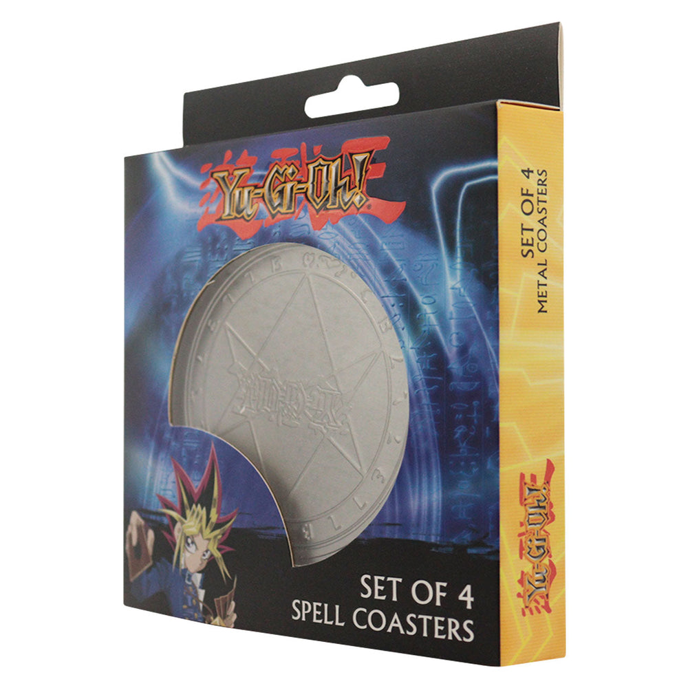 Set de 4 sous-verres métal embossés Yu-Gi-Oh!