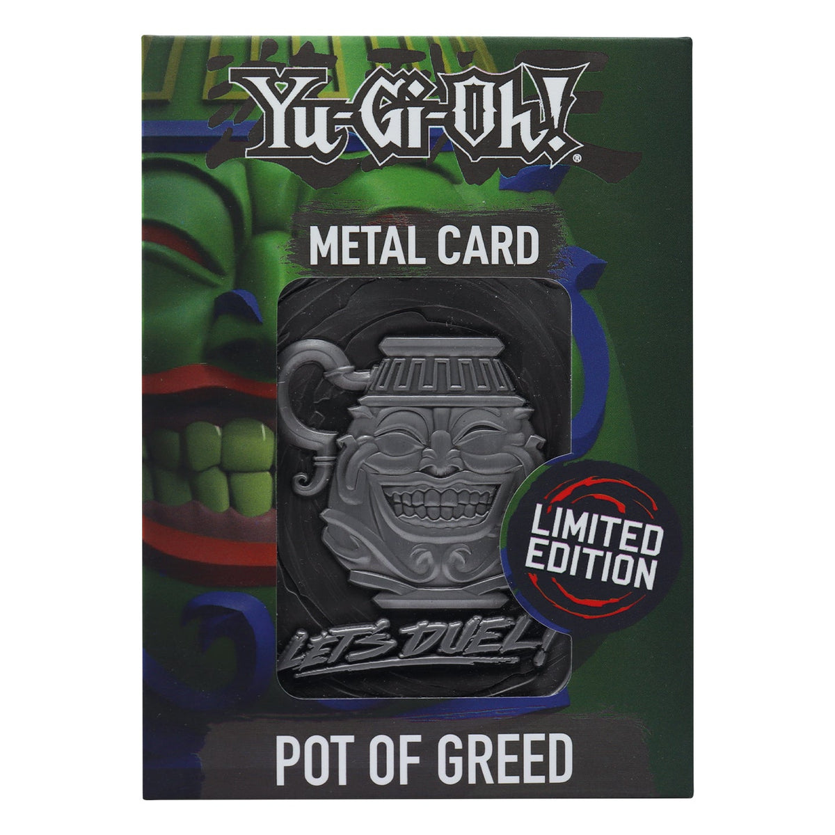 Carte métal collector Yu-Gi-Oh! - Pot of Greed