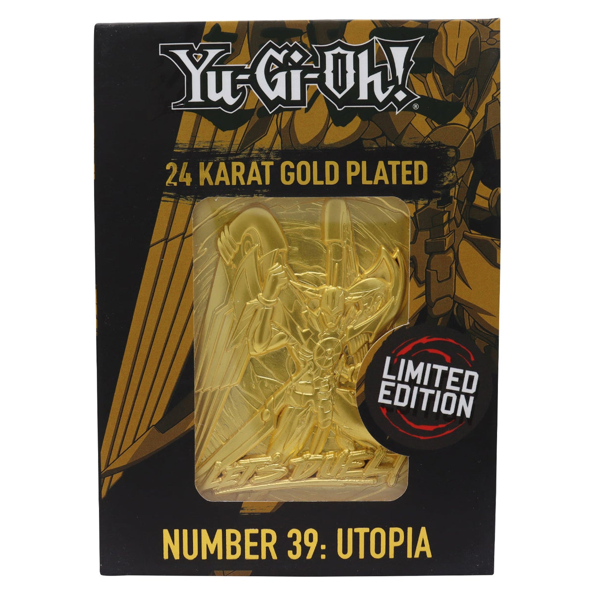 Yu-Gi-Oh! Collector Metal Card - 24K Gold Plated Number 39: Utopia