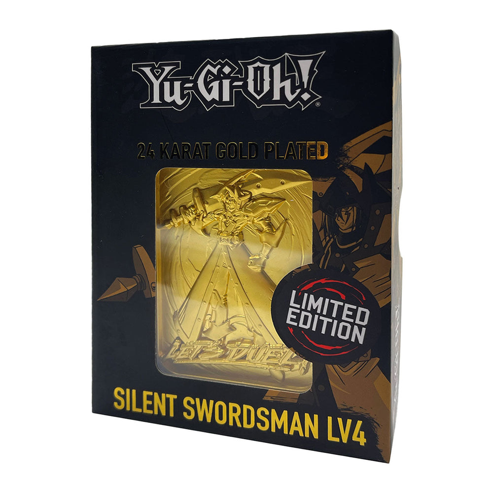 Carte métal collector Yu-Gi-Oh! - 24K Gold Plated Silent Swordsman