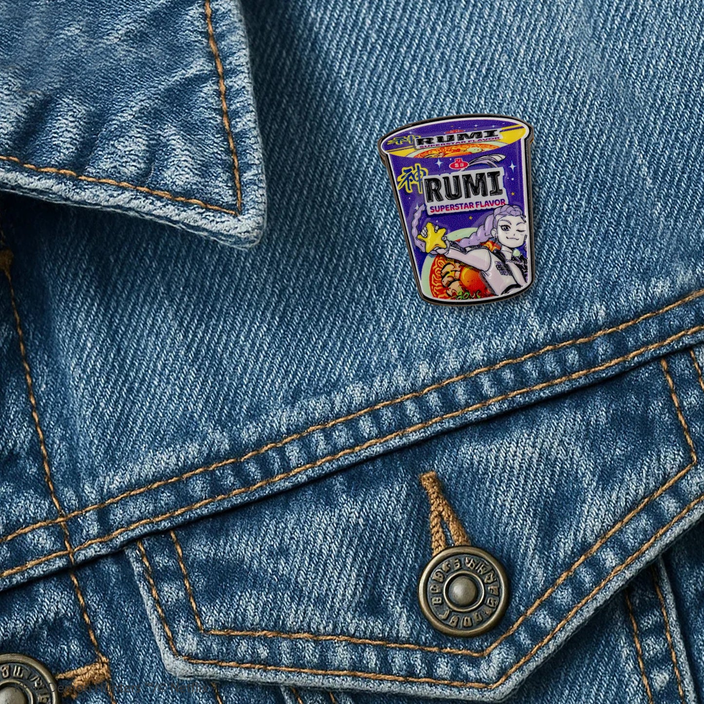 Rumi Noodles Superstar Flavor Pin