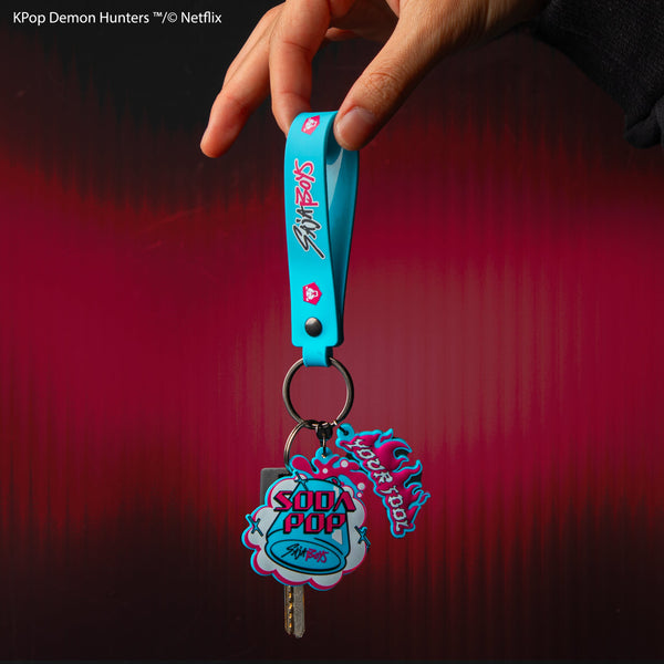 Soda Pop Lanyard Keychain