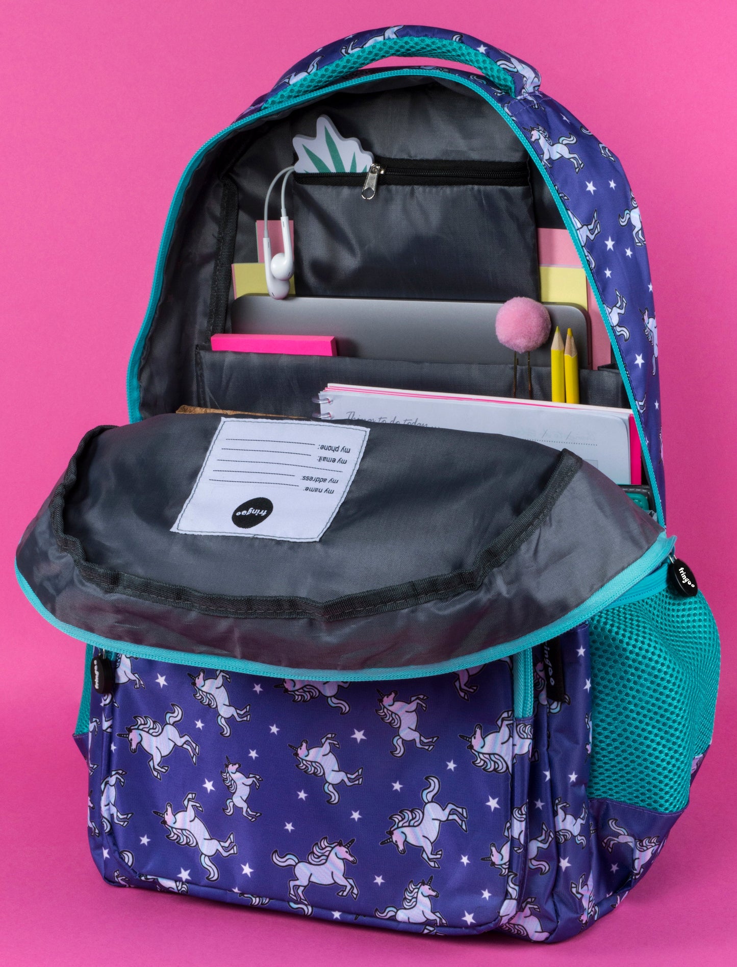 Multi-Compartment Backpack - Unicorn Sky