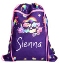 Sac à cordon – violet licorne