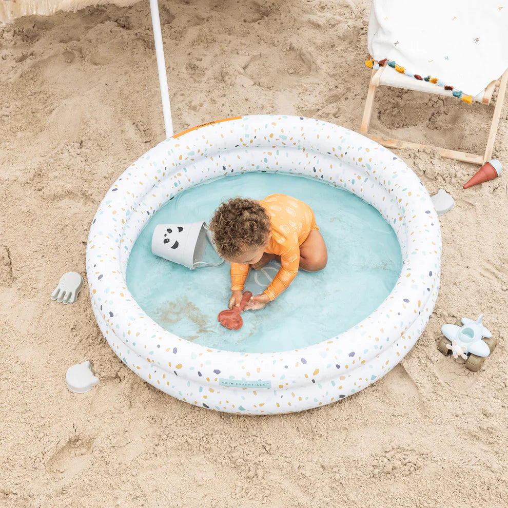 Kids Pool - White - Terrazzo Dream - Ø 100 cm