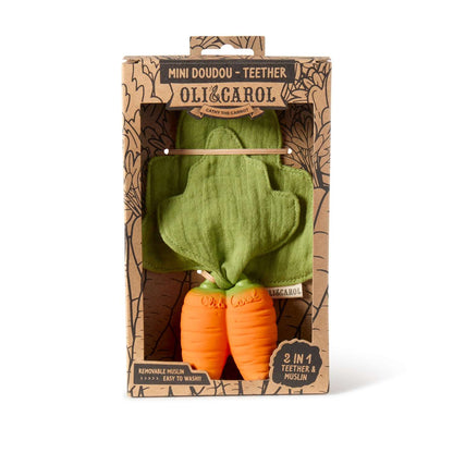 Cathy the Carrot Mini Comforter-Teether