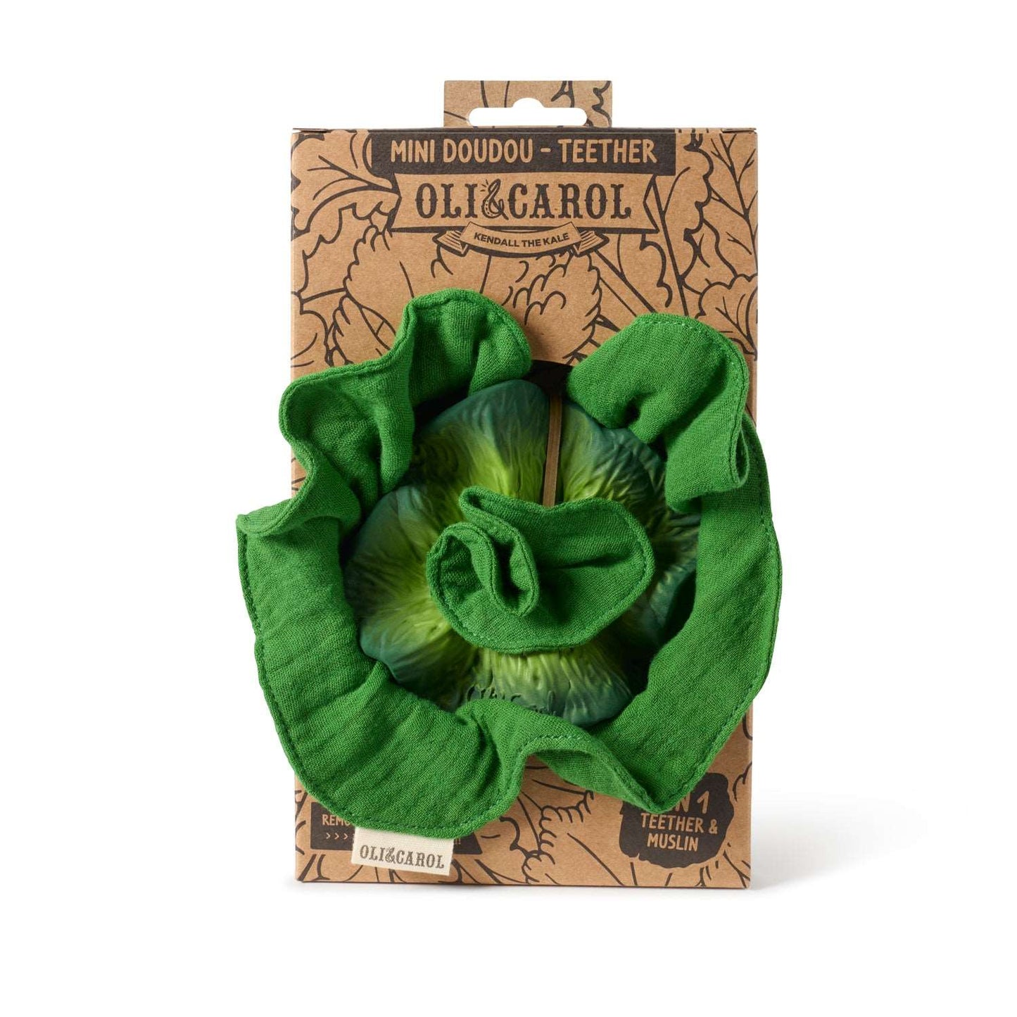 Kendall the Kale Mini Plush Teether