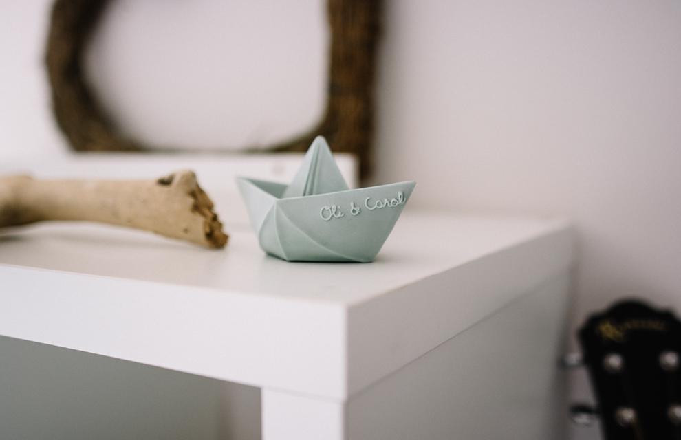 Barca origami alla menta