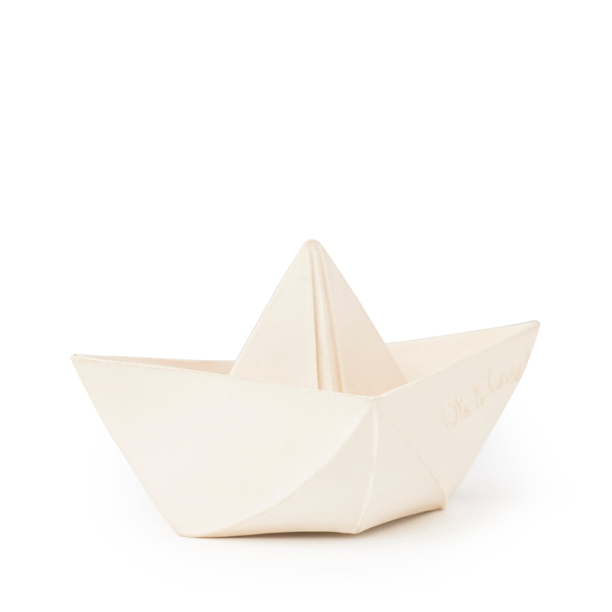Bateau Origami Blanc – Jouet de bain et dentition bébé
