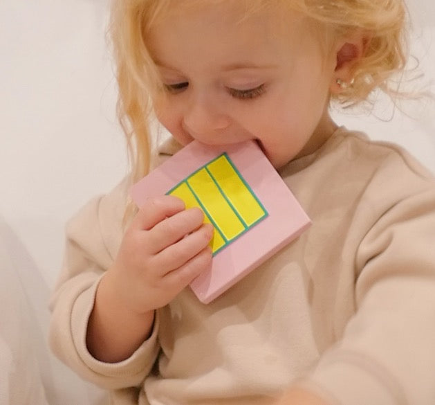 Pink Cell – Jouet de dentition bébé – Oli&Carol x Peter Halley