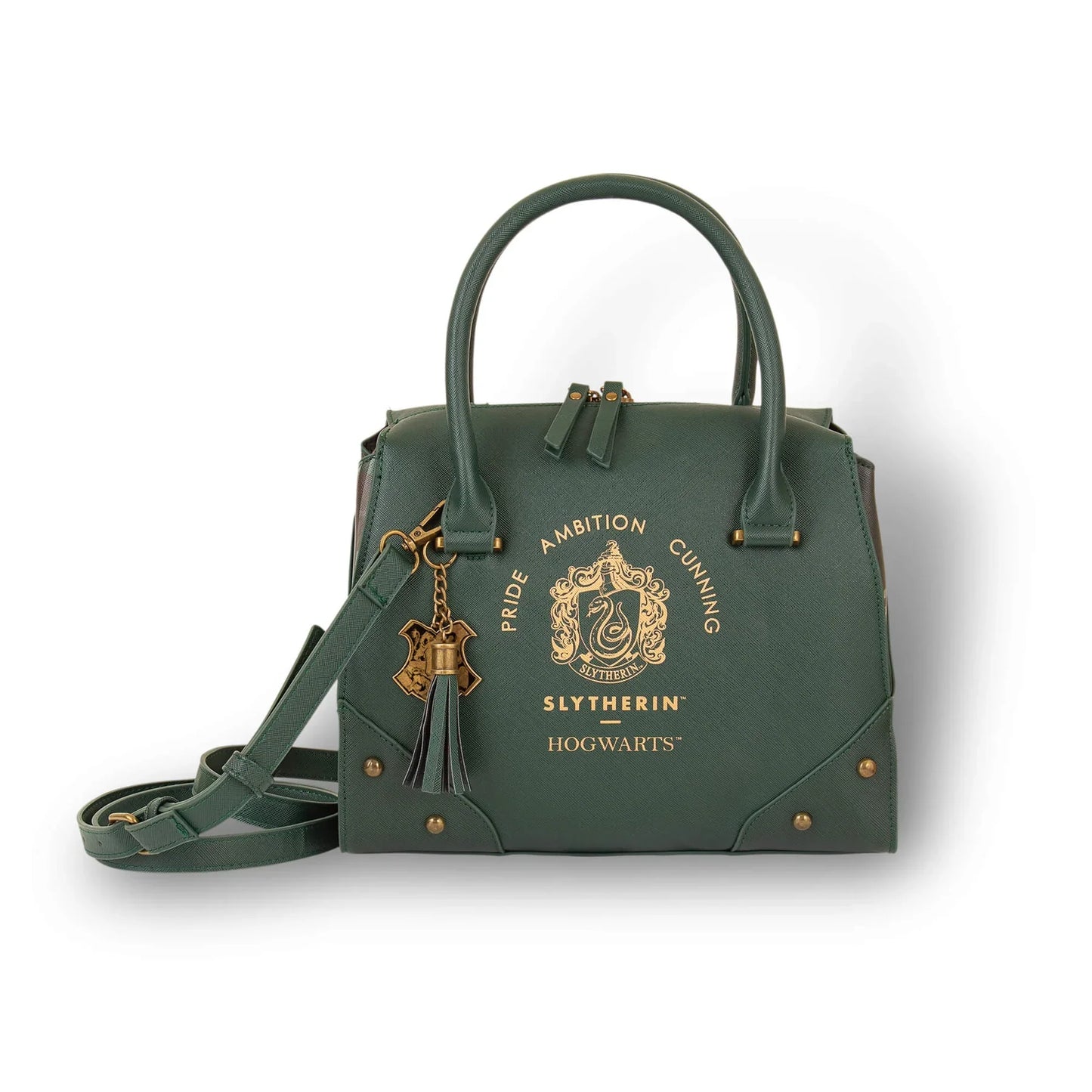 Harry Potter Luxury Plaid Handbag - Slytherin
