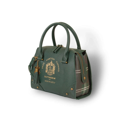 Harry Potter Luxury Plaid Handbag - Slytherin