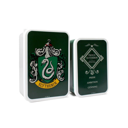 Lot de 2 boîtes repas Harry Potter - Serpentard