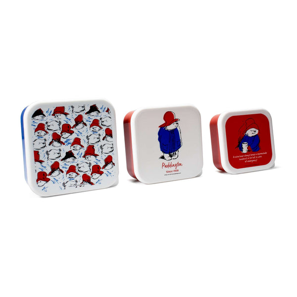 Lot de 3 boîtes à snack Paddington