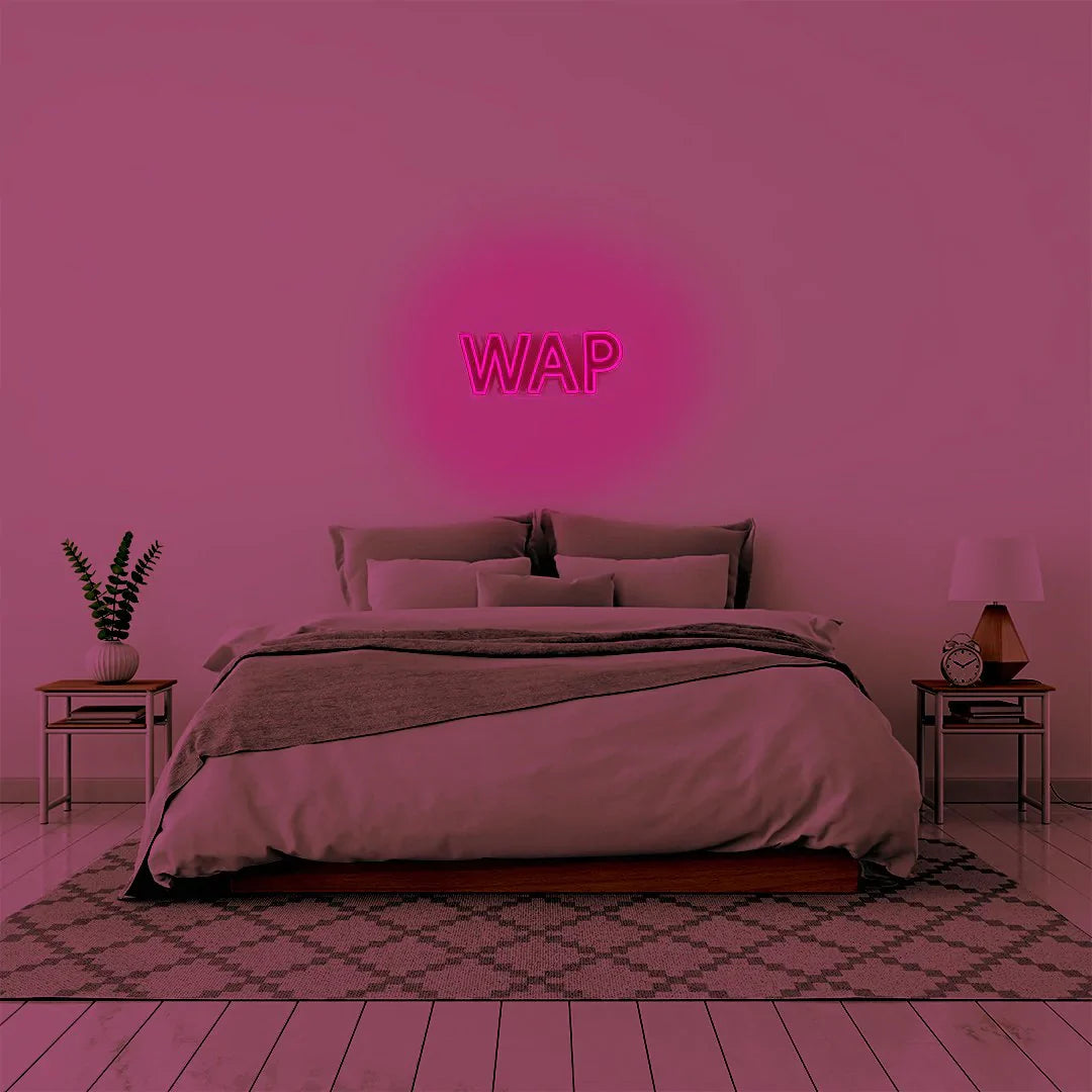 WAP Wall Neon (Wet-A**-P***y)