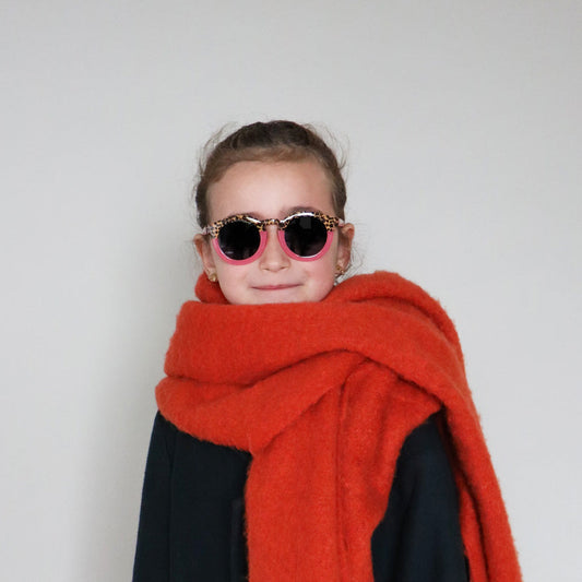 Lunettes de soleil Enfant Hop'Pop – Léopard Transparent – CAT 3
