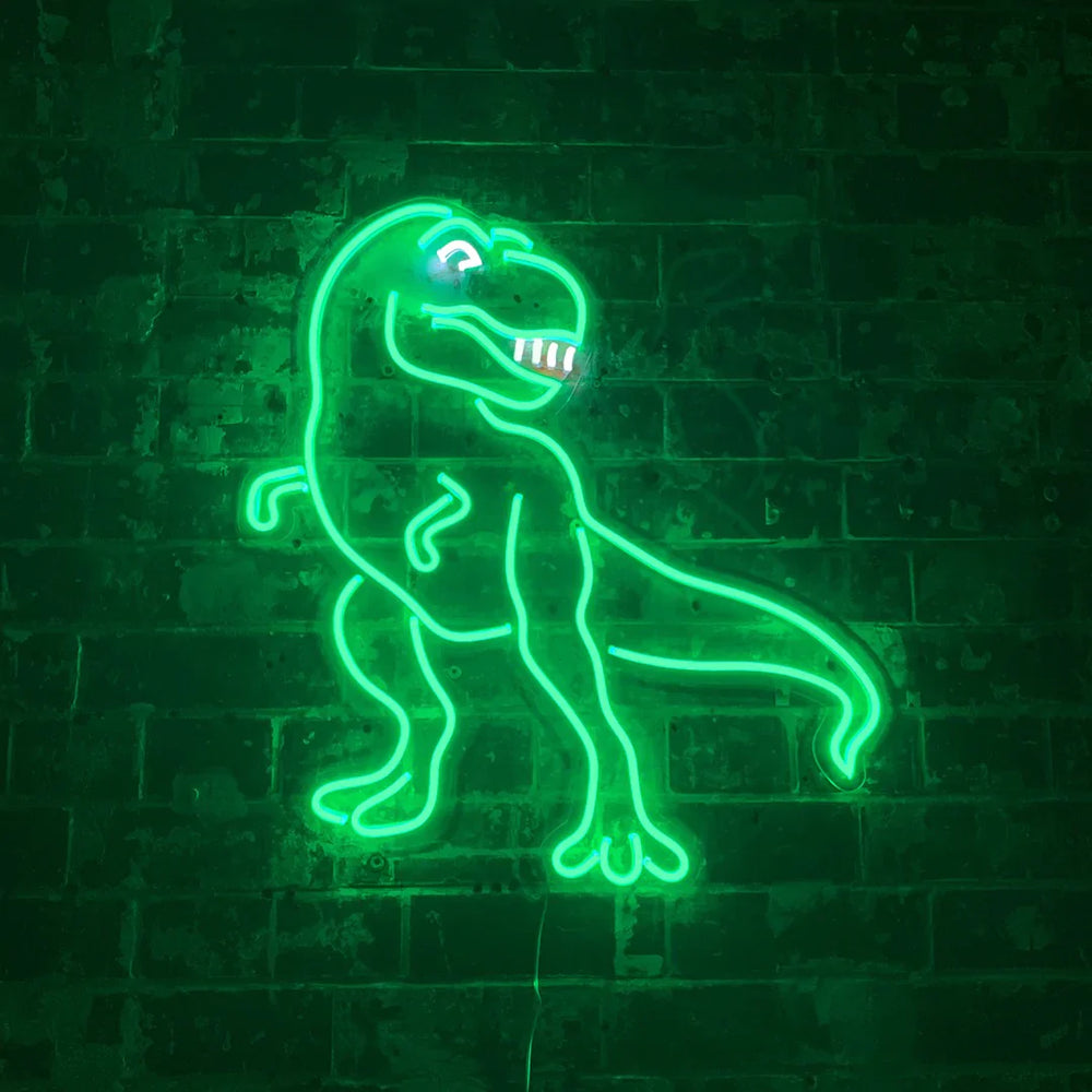 Wand-Neon Dinosaure T-Rex