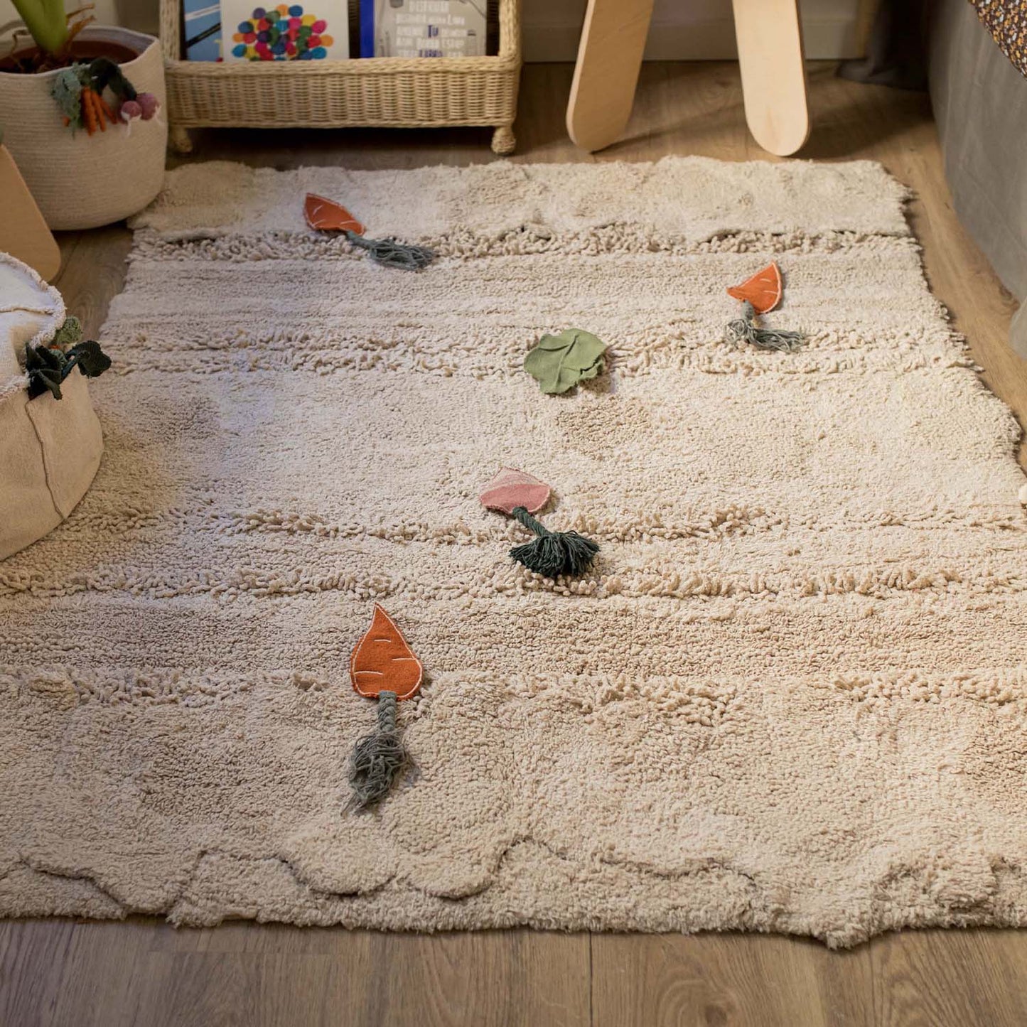 Washable Rug Veggie Garden