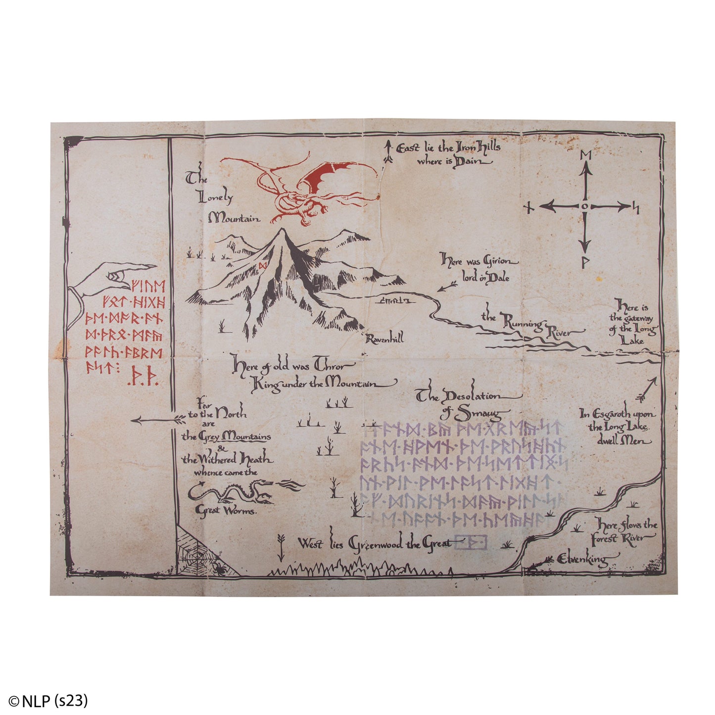 The Hobbit Notebook with Map included