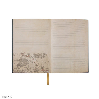 Middle-earth notebook with included map