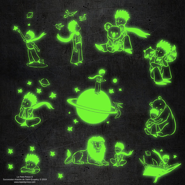 Glow-in-the-Dark The Little Prince Stickers